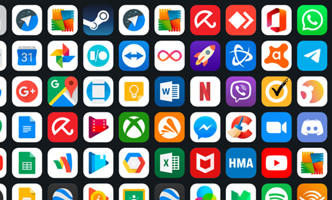 PC App Store applications grid