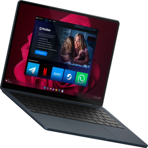 PC App Store on laptop